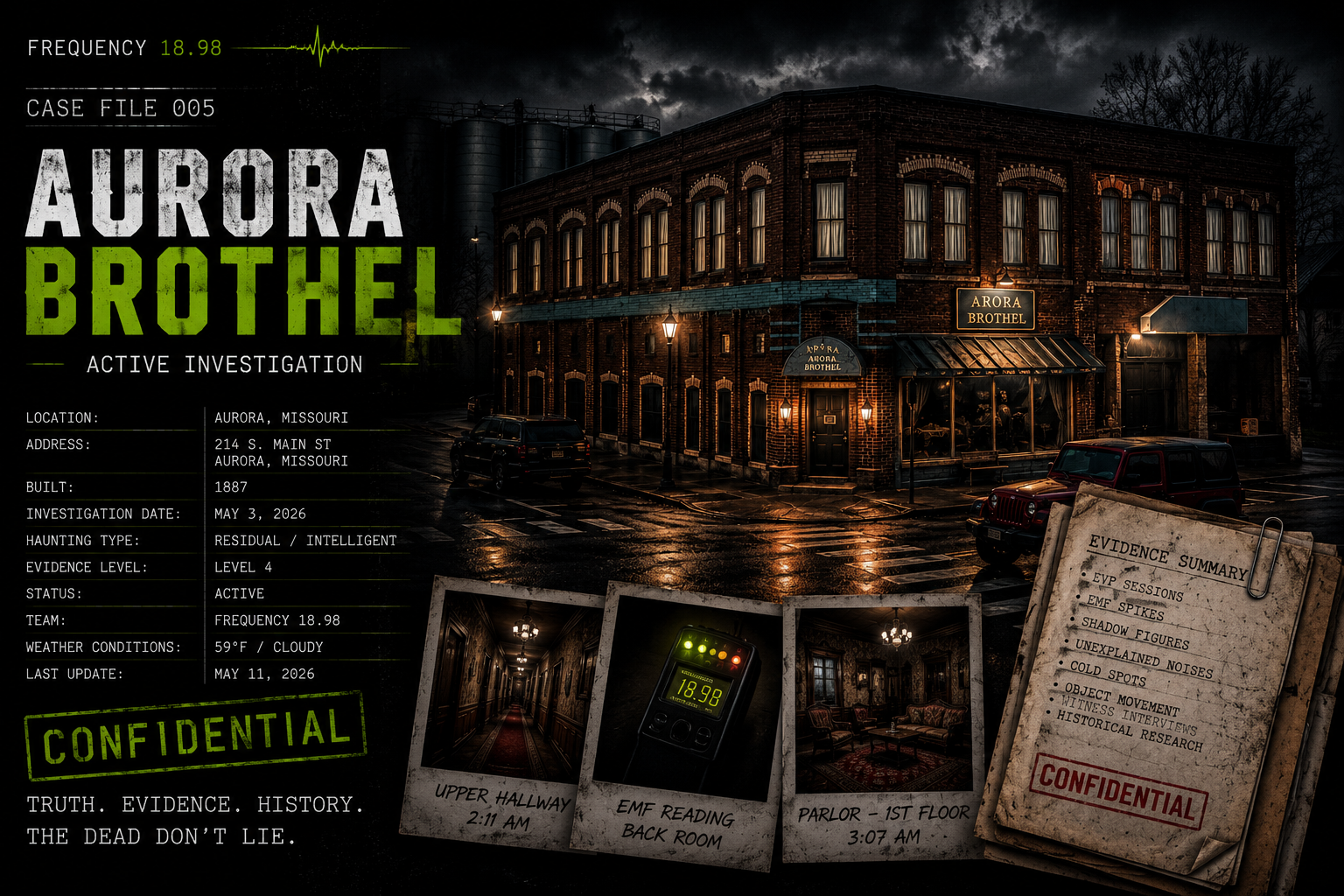 Aurora Brothel investigation file