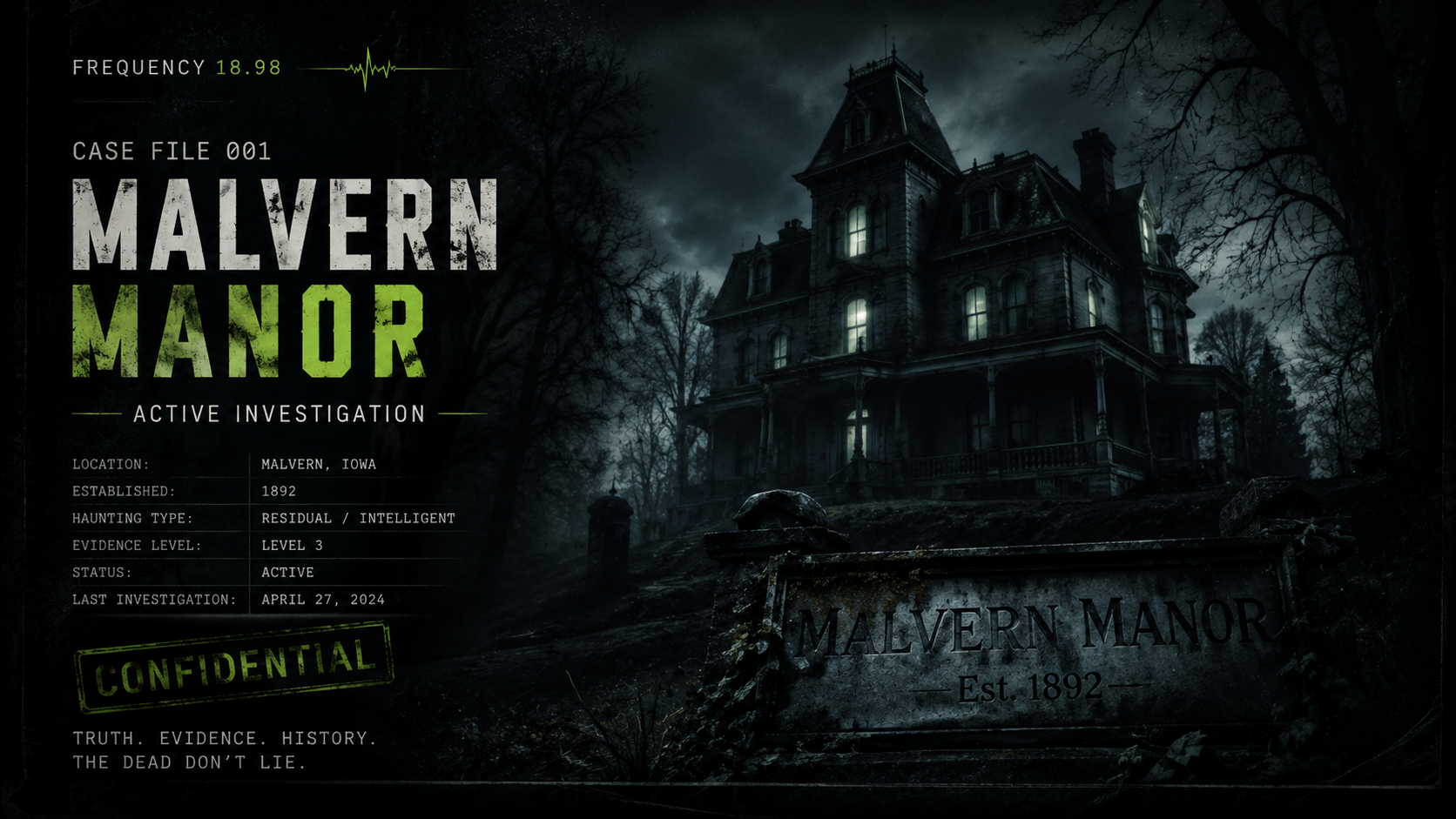 Malvern Manor investigation file