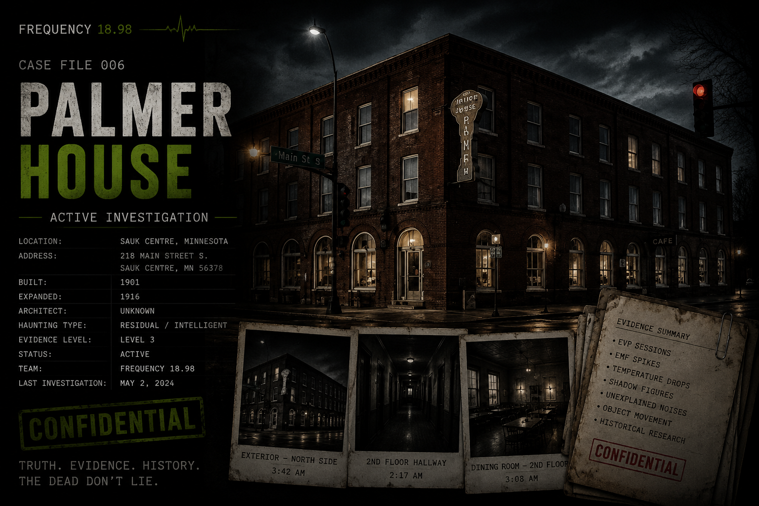 Palmer House investigation file