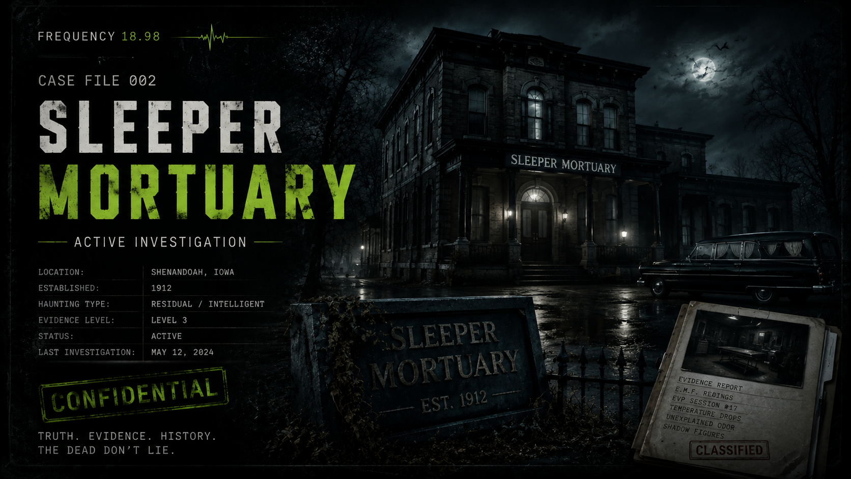 Sleeper Mortuary investigation file